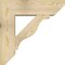 Ekena Millwork Funston Slat Rough Sawn Bracket w/ Offset Brace, Douglas Fir, 8"W x 26"D x 26"H BKT0806X26X26FST06RDF - alternate 3